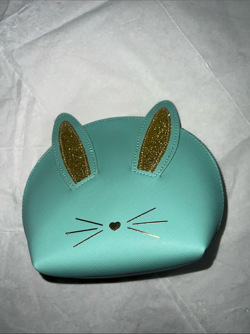 Too Faced Bunny Cosmetic Bag Be Cool Not Cruel